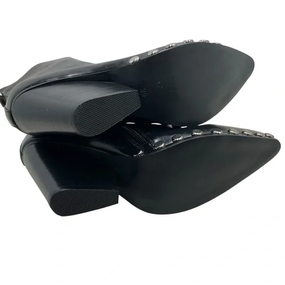 {Jeffery Campbell} Walton Vegan Studded Booties - Picture 11 of 16